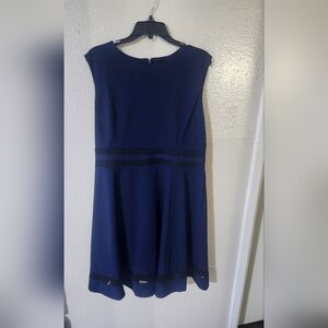 Elegant Navy Blue Dress